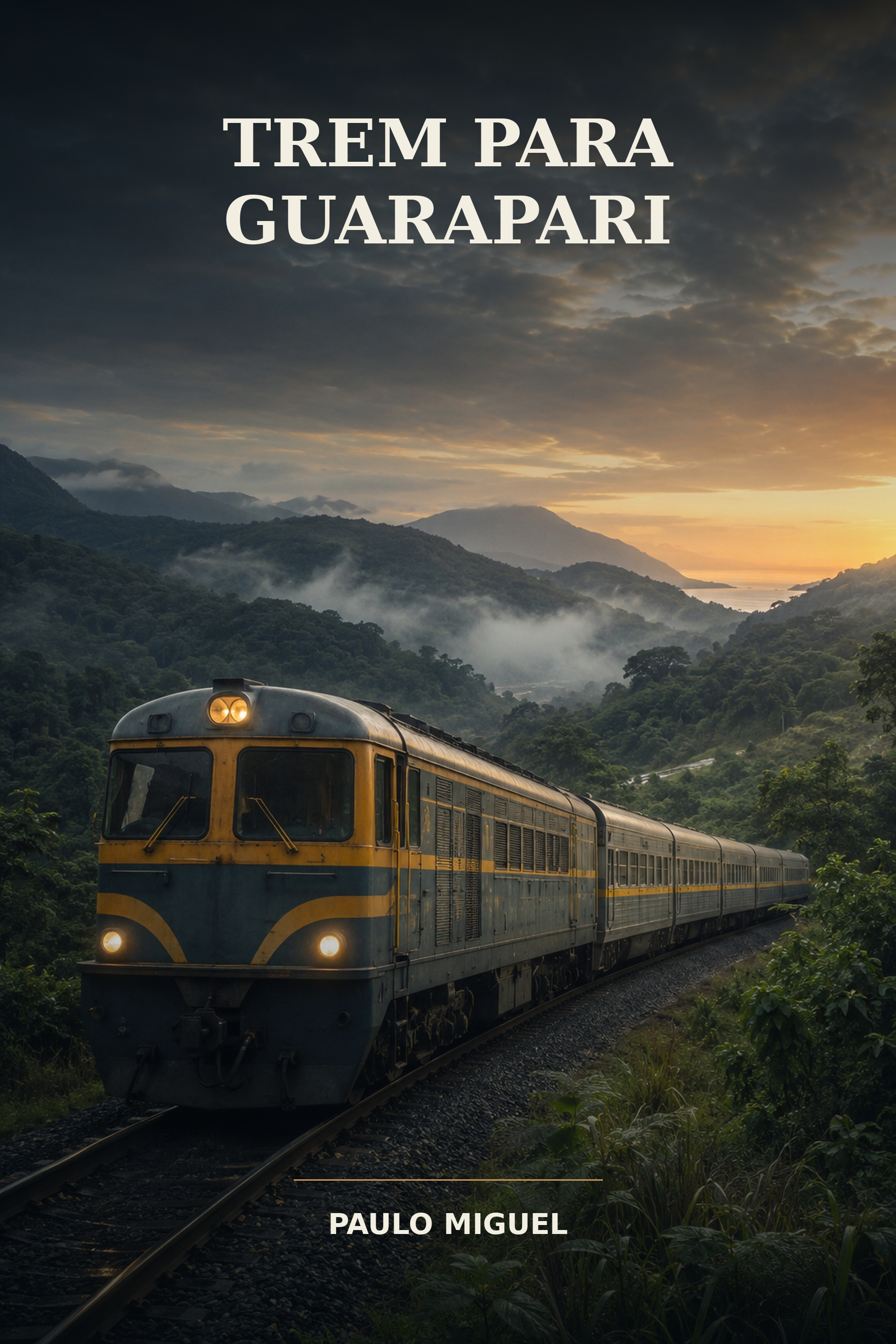 Capa do livro Trem para Guarapari, de Paulo Miguel